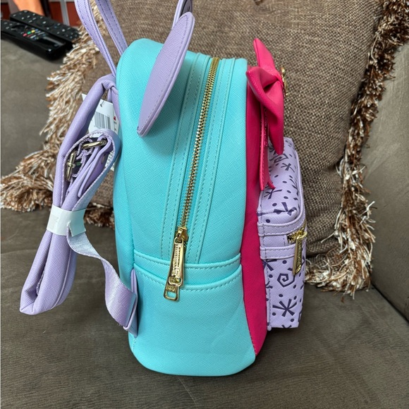 Loungefly Disney Parks Minnie Main Attraction - Teacups NWT - Picture 4 of 4